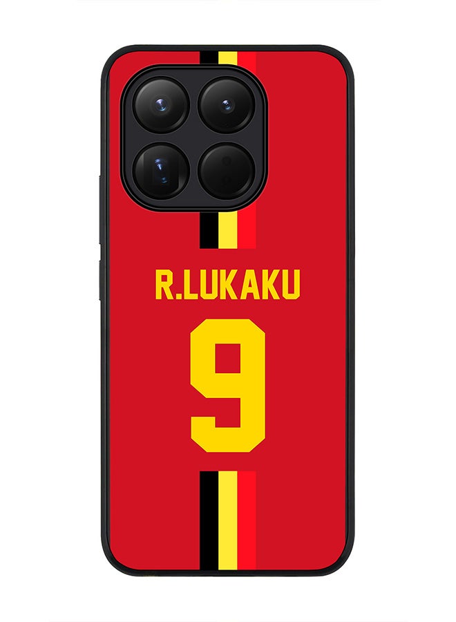 For Xiaomi 15T Case,Slim fit Camera Protection, Shockproof Thin Phone cover  - Football - Belgium,  R.Lukaku